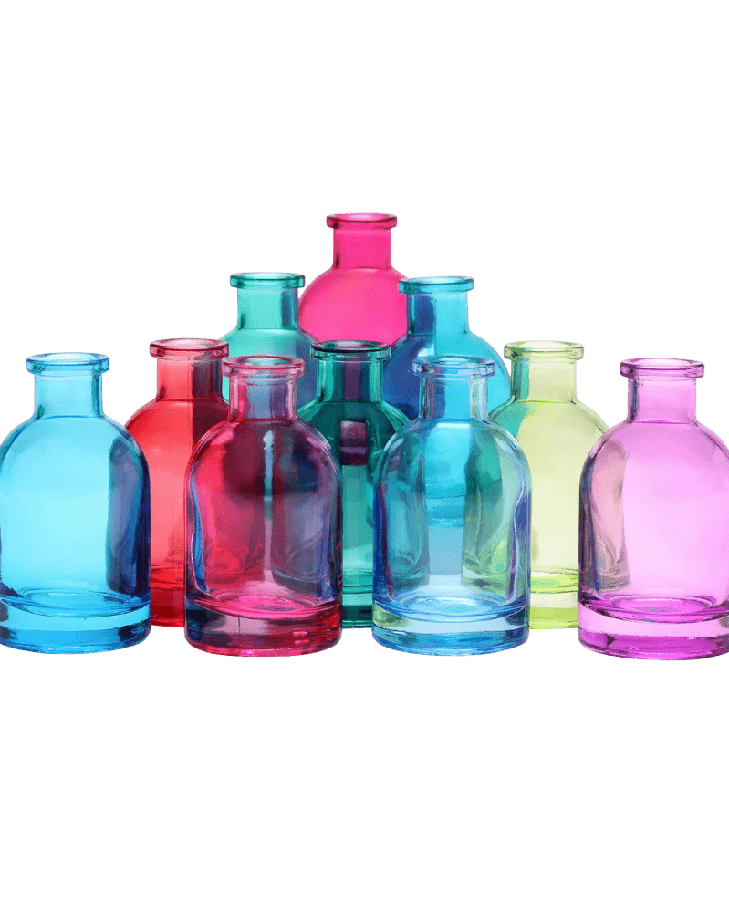 Loft Glass Bud Vase Jewel Tone 10pc Kits - Chive UK Wholesale