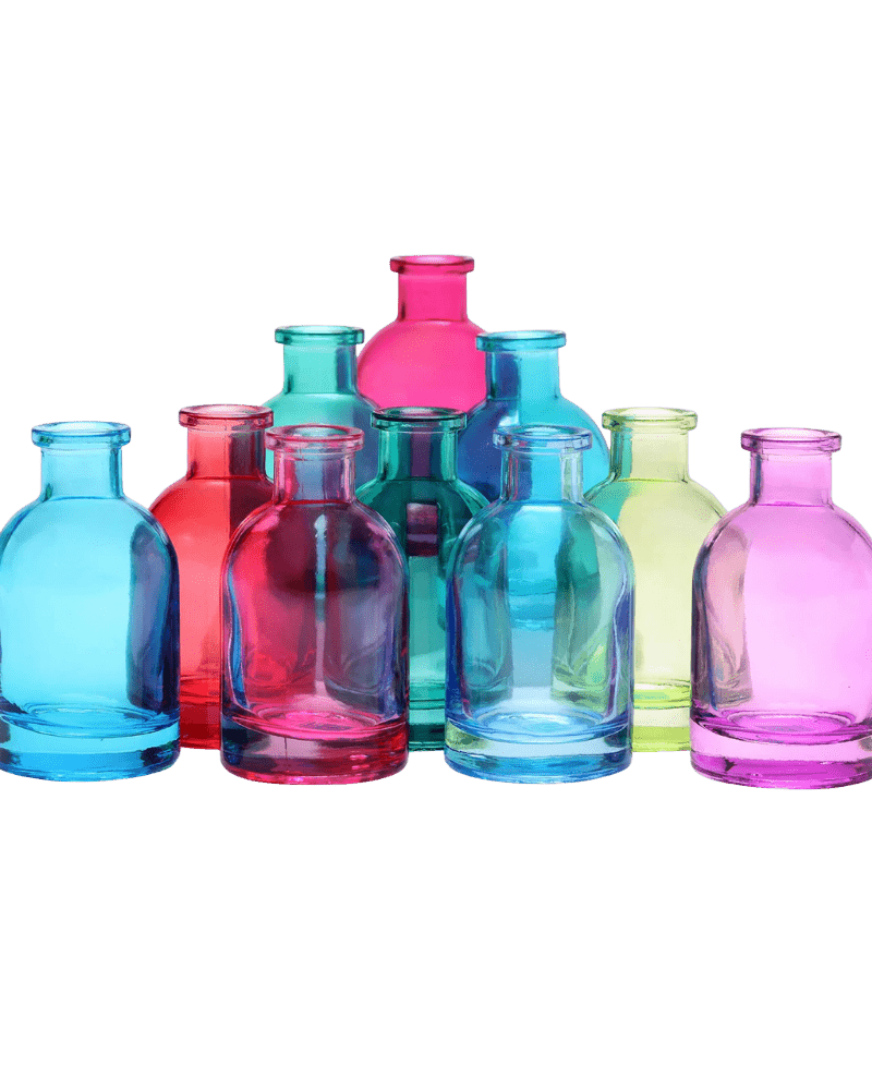 Loft Glass Bud Vase Jewel Tone 10pc Kits - Chive UK Wholesale
