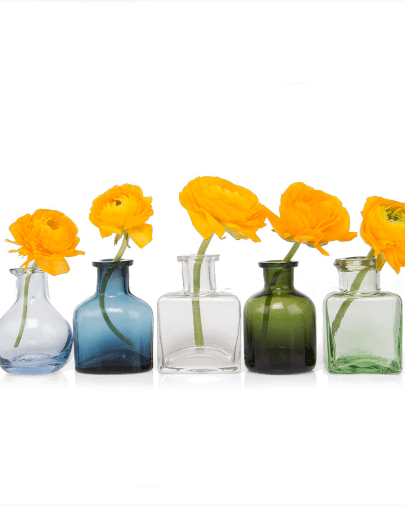 Loft Glass Vintage Bud Vases For Weddings - Chive UK Wholesale