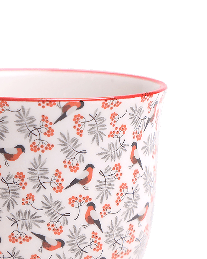 Liberte Porcelain Pot And Saucer Set With Drainage - Chive UK Wholesale