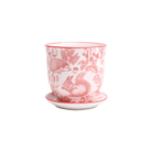 Liberte Porcelain Pot And Saucer Set With Drainage - Chive UK Wholesale