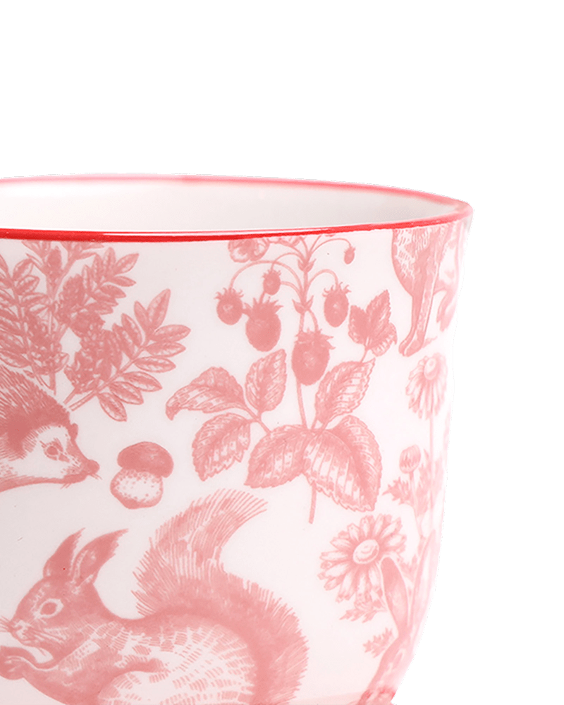 Liberte Porcelain Pot And Saucer Set With Drainage - Chive UK Wholesale