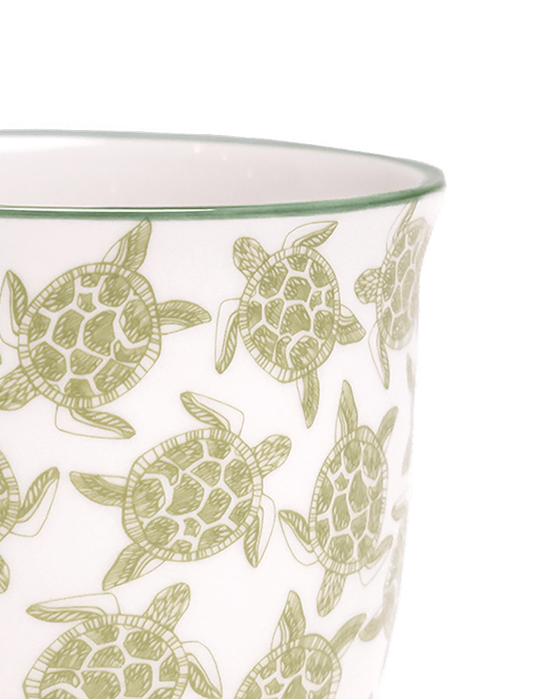 Liberte Porcelain Pot And Saucer Set With Drainage - Chive UK Wholesale
