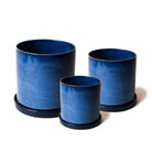 Minute Ceramic Pot And Saucer With Drainage Sets - Chive UK Wholesale