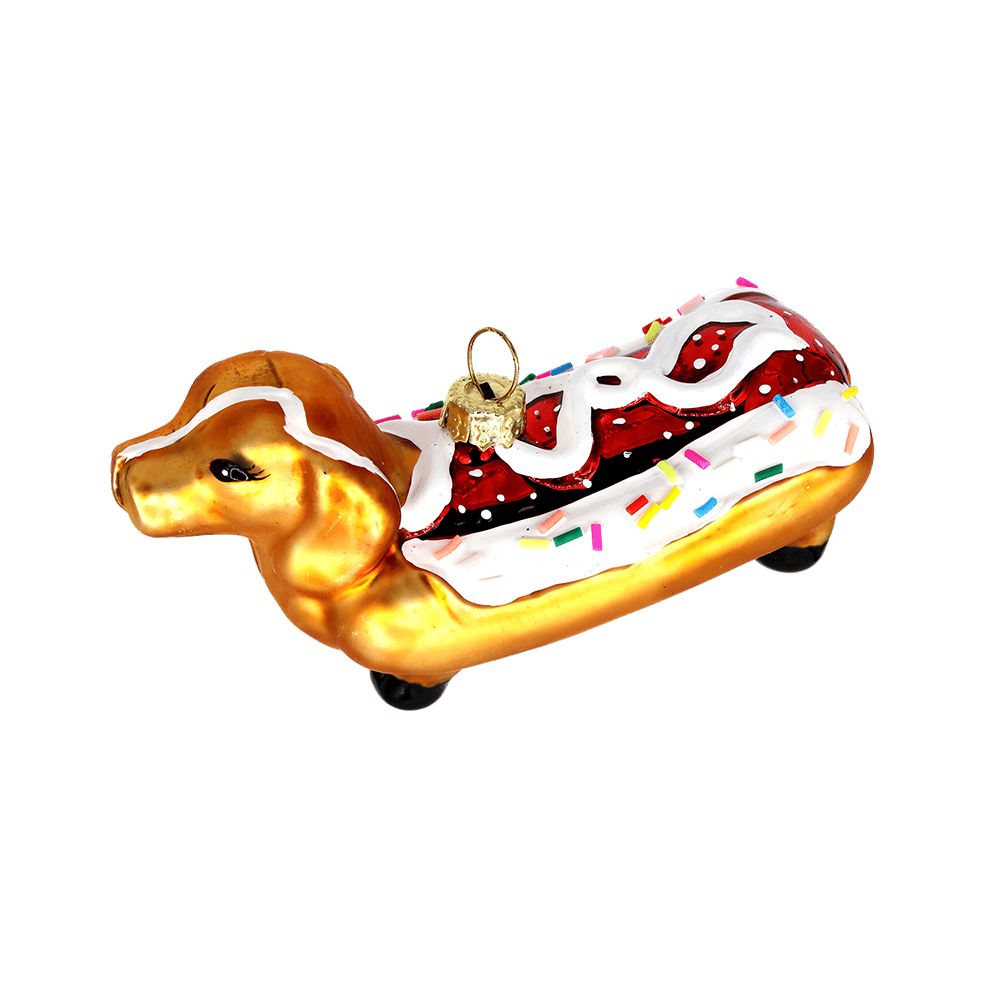 Weiner Dog Sprinkles Ornament - Chive UK Wholesale