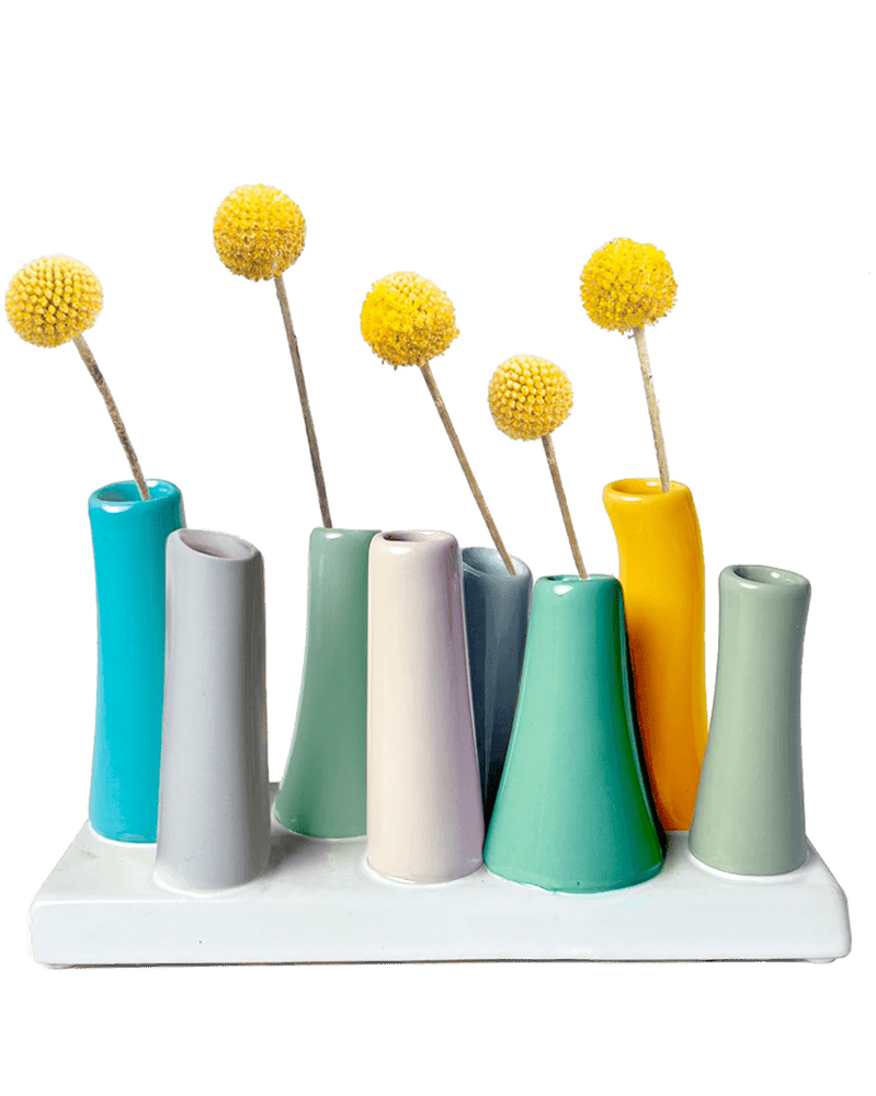 Pooley Modern Bud Vase For Flowers - Chive UK Wholesale