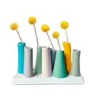 Pooley Modern Bud Vase For Flowers - Chive UK Wholesale