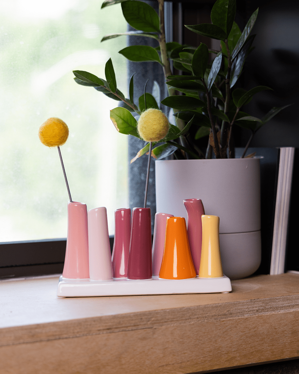 Pooley Modern Bud Vase For Flowers - Chive UK Wholesale