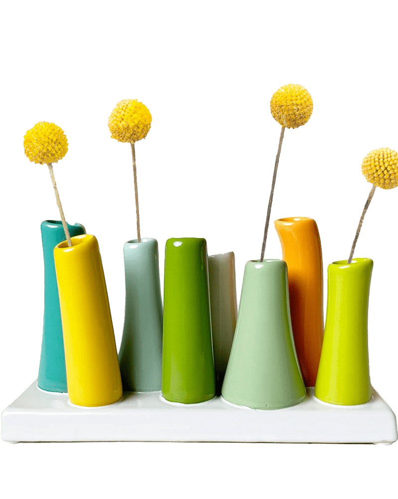 Pooley Modern Bud Vase For Flowers - Chive UK Wholesale