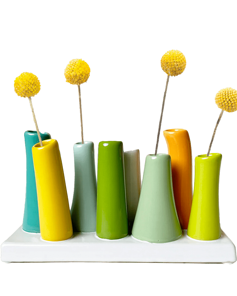 Pooley Modern Bud Vase For Flowers - Chive UK Wholesale