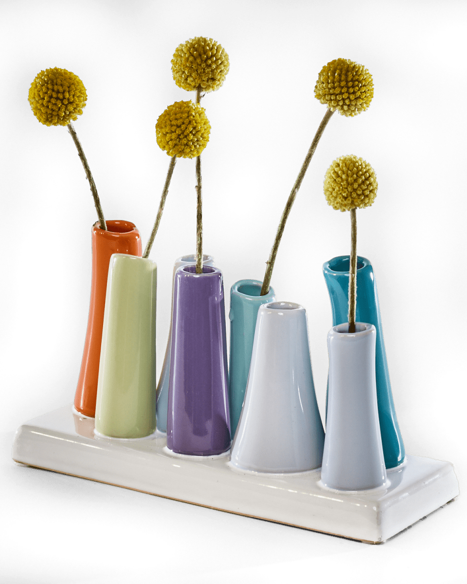 Pooley Modern Bud Vase For Flowers - Chive UK Wholesale