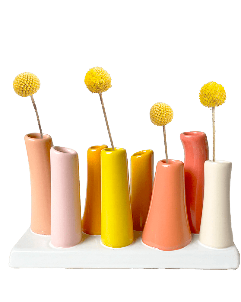 Pooley Modern Bud Vase For Flowers - Chive UK Wholesale