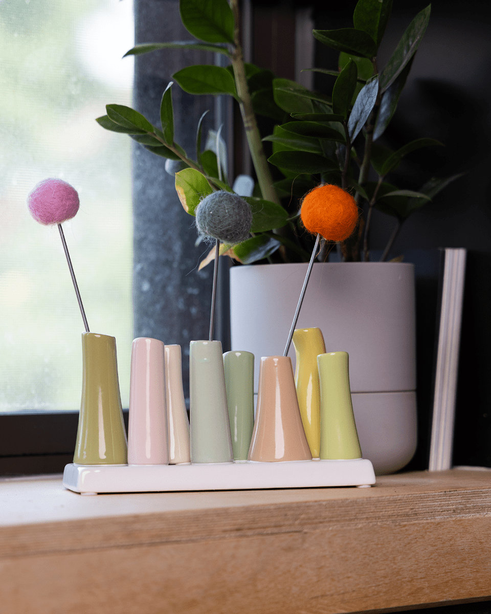 Pooley Modern Bud Vase For Flowers - Chive UK Wholesale