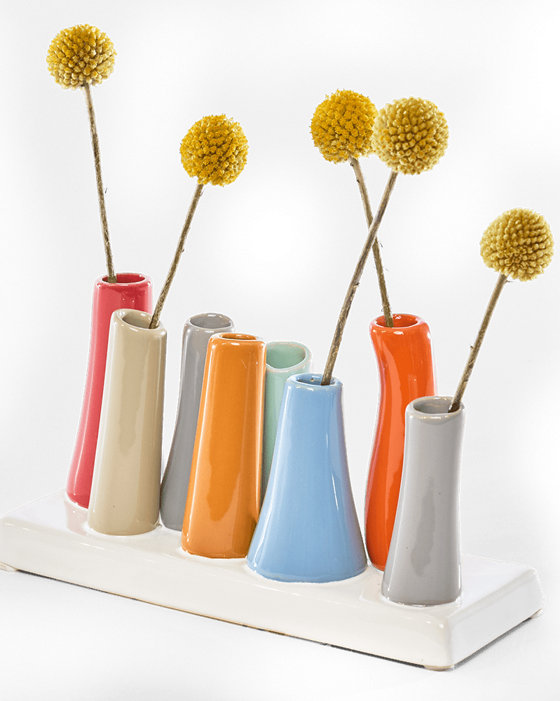 Pooley Modern Bud Vase For Flowers - Chive UK Wholesale