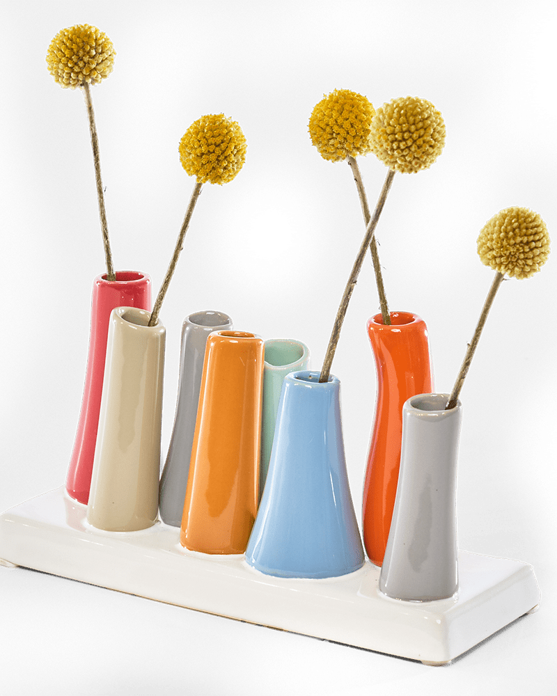 Pooley Modern Bud Vase For Flowers - Chive UK Wholesale