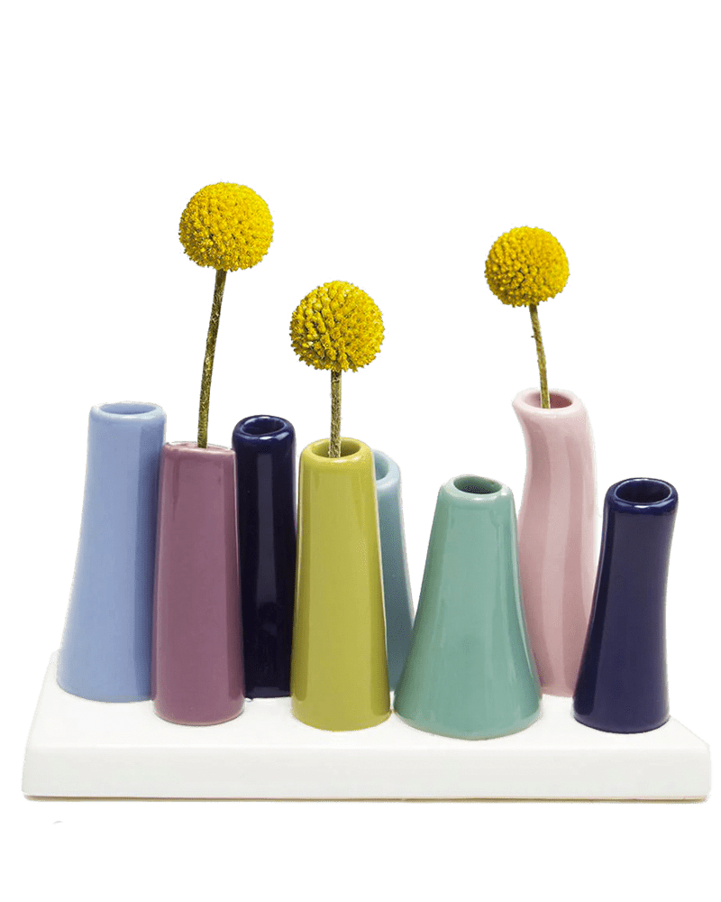 Pooley Modern Bud Vase For Flowers - Chive UK Wholesale