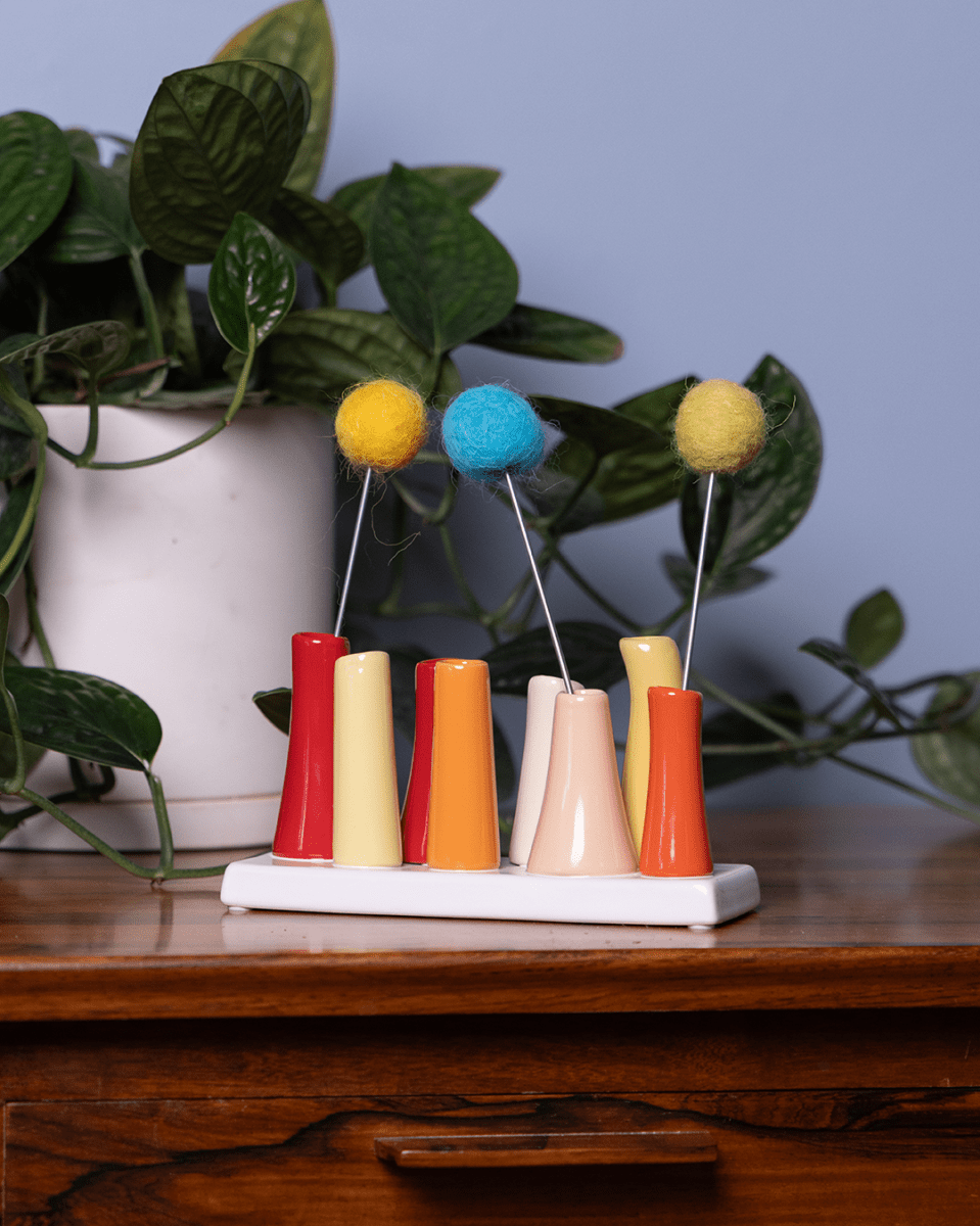 Pooley Modern Bud Vase For Flowers - Chive UK Wholesale