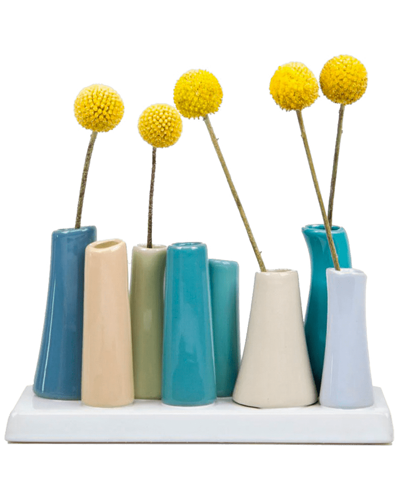 Pooley Modern Bud Vase For Flowers - Chive UK Wholesale