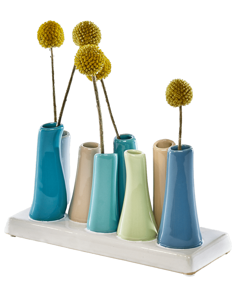 Pooley Modern Bud Vase For Flowers - Chive UK Wholesale