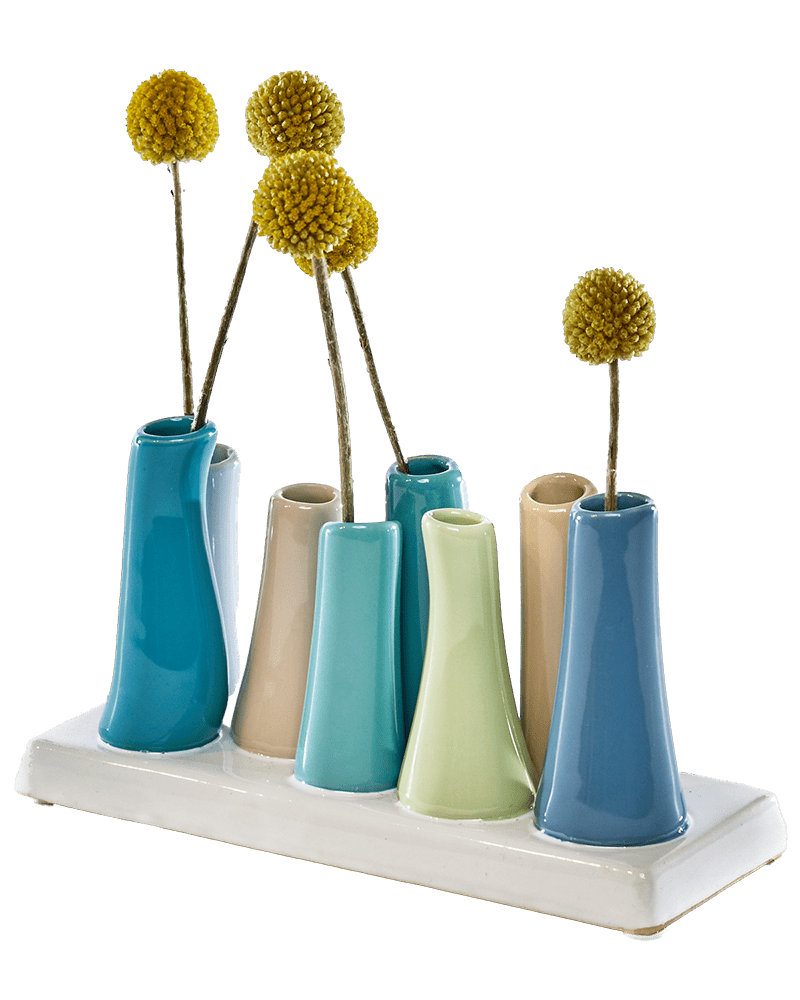 Pooley Modern Bud Vase For Flowers - Chive UK Wholesale