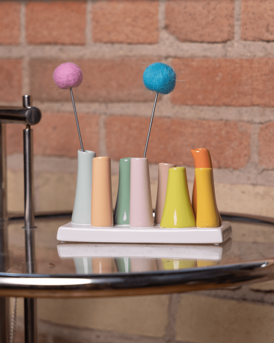 Pooley Modern Bud Vase For Flowers - Chive UK Wholesale