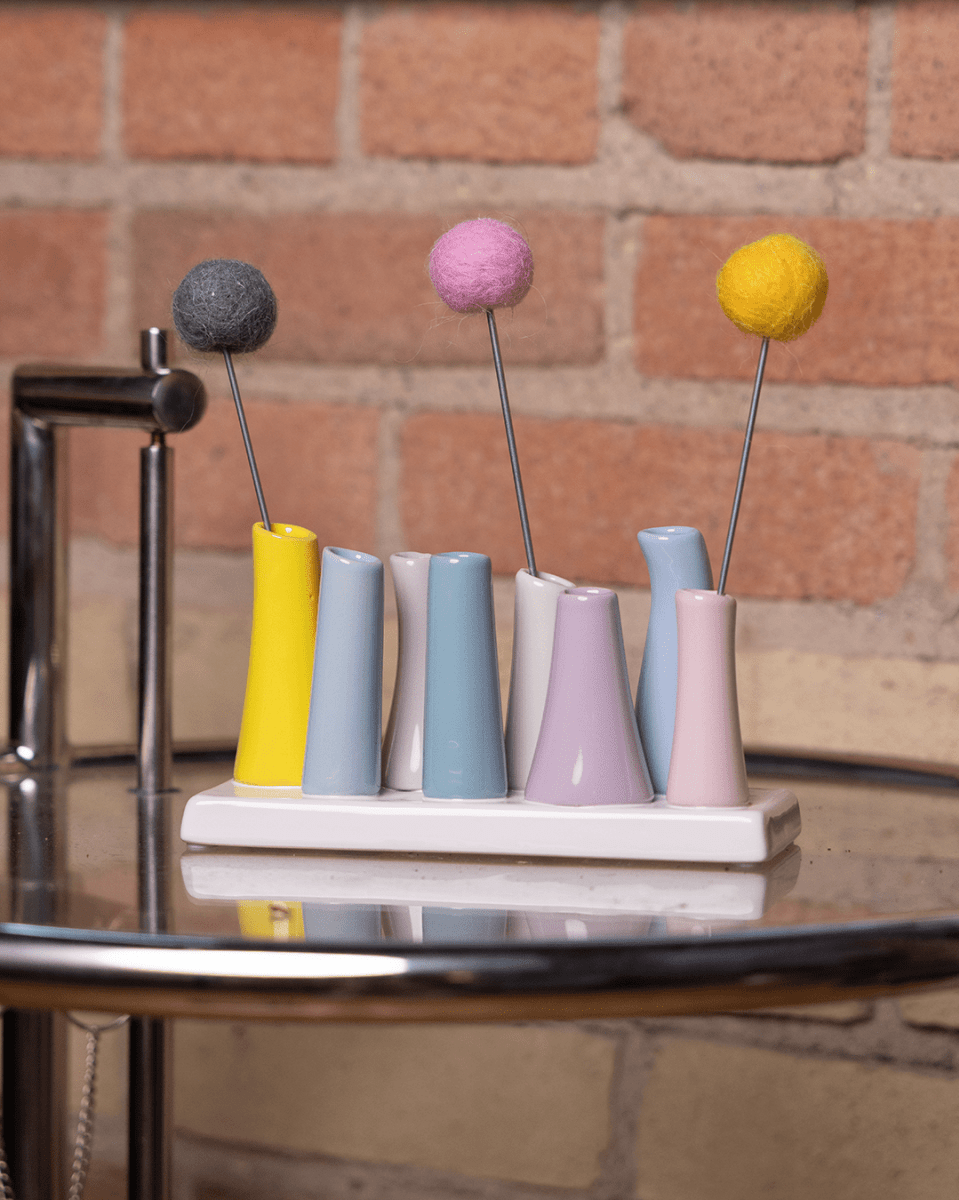 Pooley Modern Bud Vase For Flowers - Chive UK Wholesale