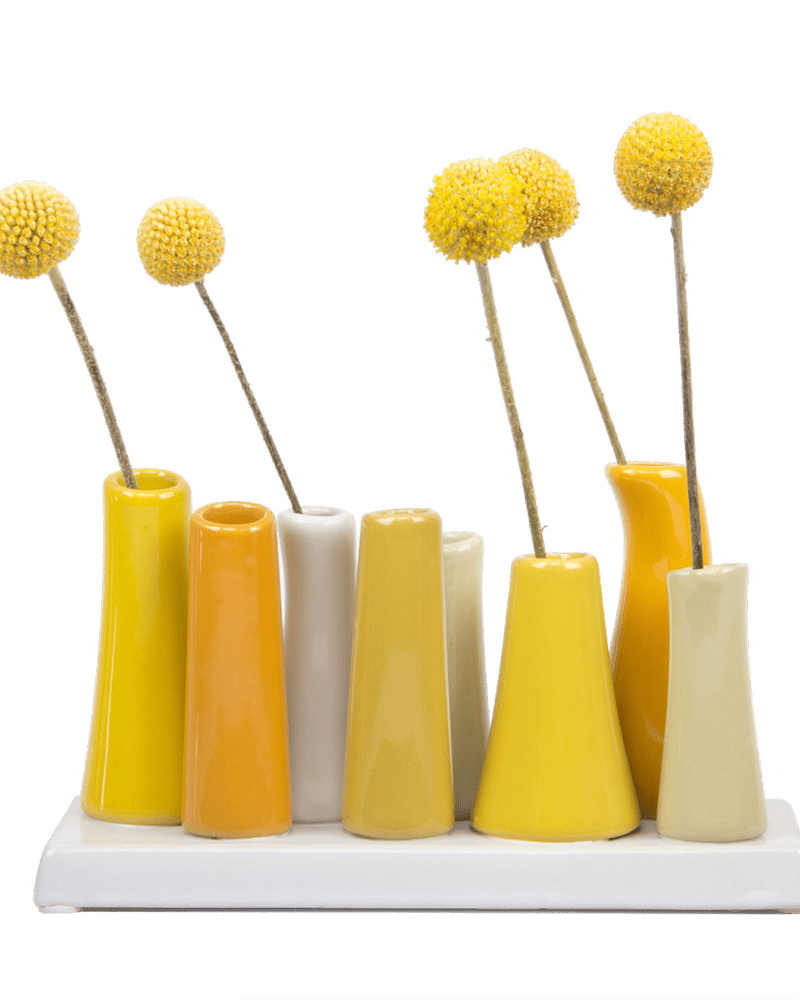 Pooley Modern Bud Vase For Flowers - Chive UK Wholesale