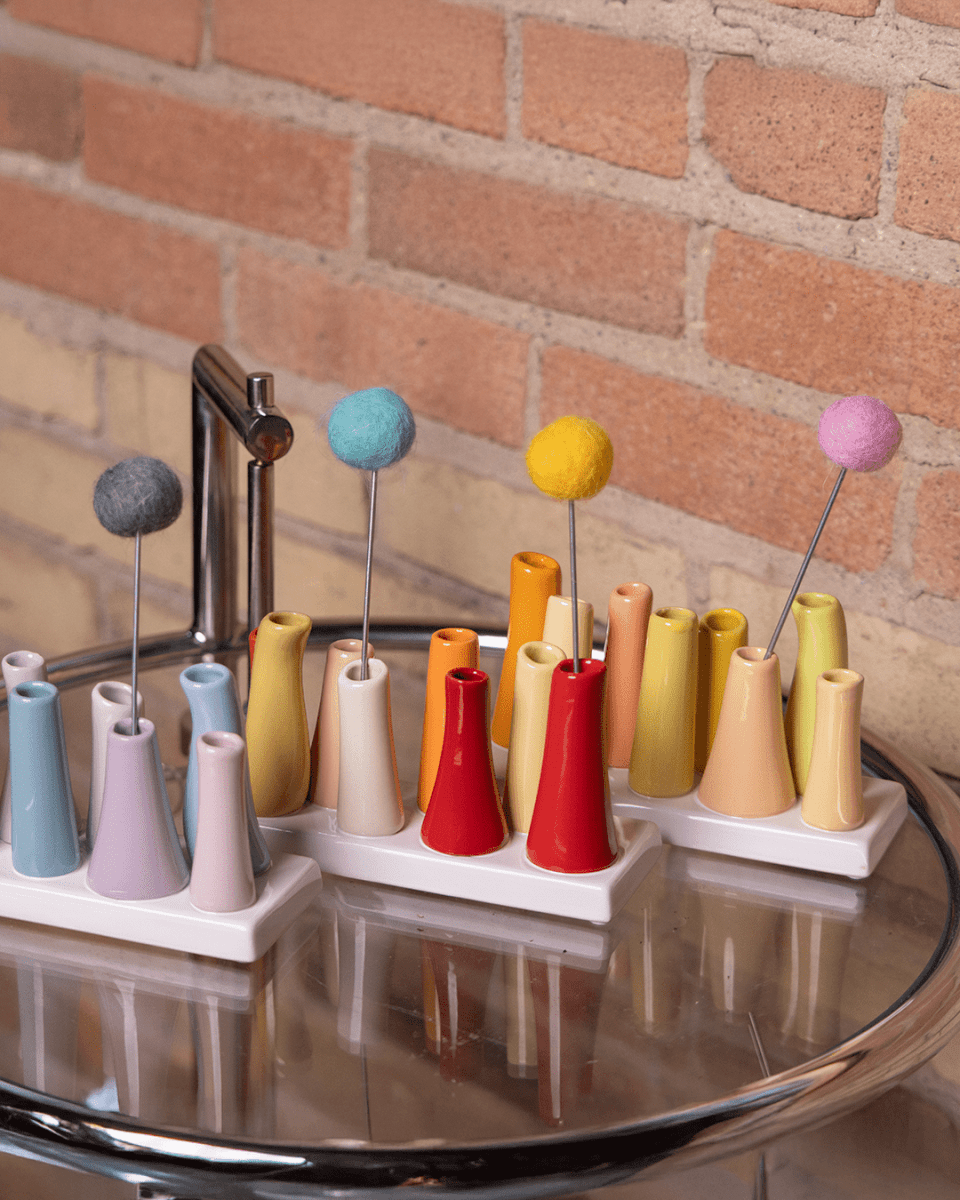 Pooley Modern Bud Vase For Flowers - Chive UK Wholesale