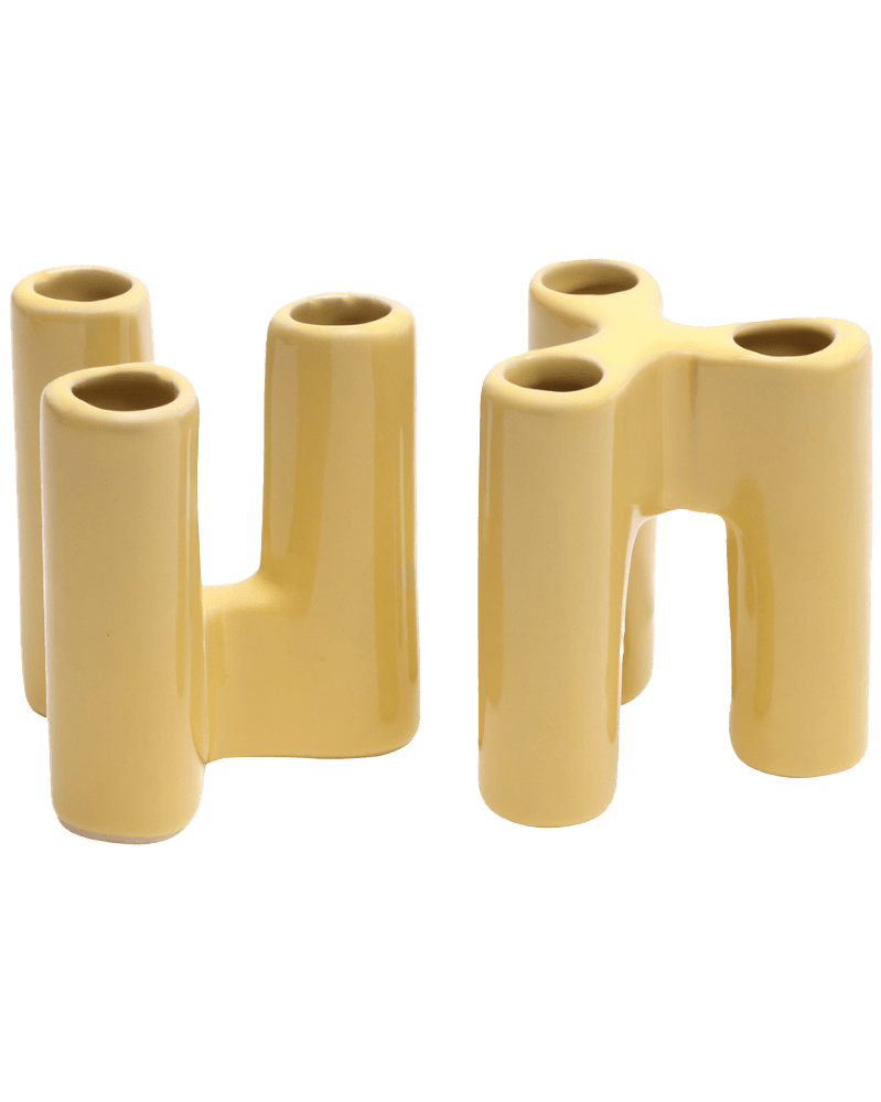 Pooley Puzzle Modern Bud Vase For Flowers - Chive UK Wholesale