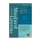 Mustard Greens Vegetable Seeds Packet - Chive UK Wholesale