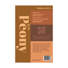 Peony Flower Seeds Packet - Chive UK Wholesale