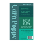 Corn Poppy Flower Seeds Packet - Chive UK Wholesale