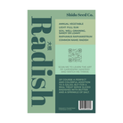 Radish Vegetable Seeds Packet - Chive UK Wholesale