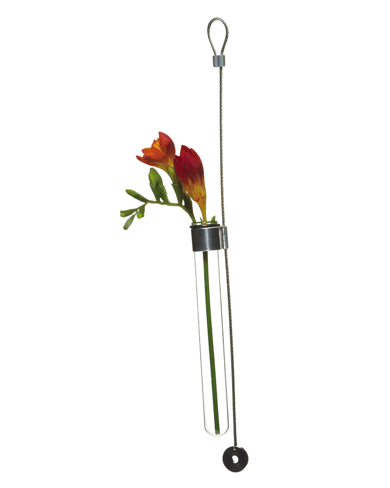 Hanging Airplane Cable & Glass Flower Vase - Chive UK Wholesale