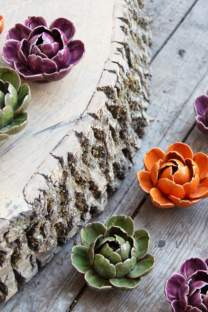 Ceramic Flower Collection 7 - 36pc Assortment - Chive UK Wholesale
