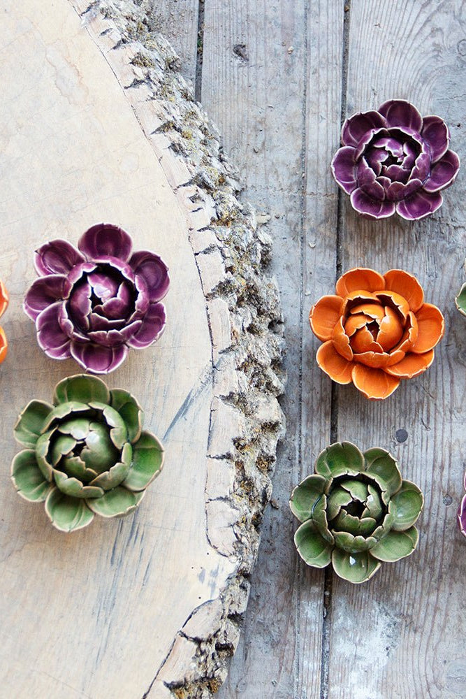 Ceramic Flower Collection 7 - 36pc Assortment - Chive UK Wholesale