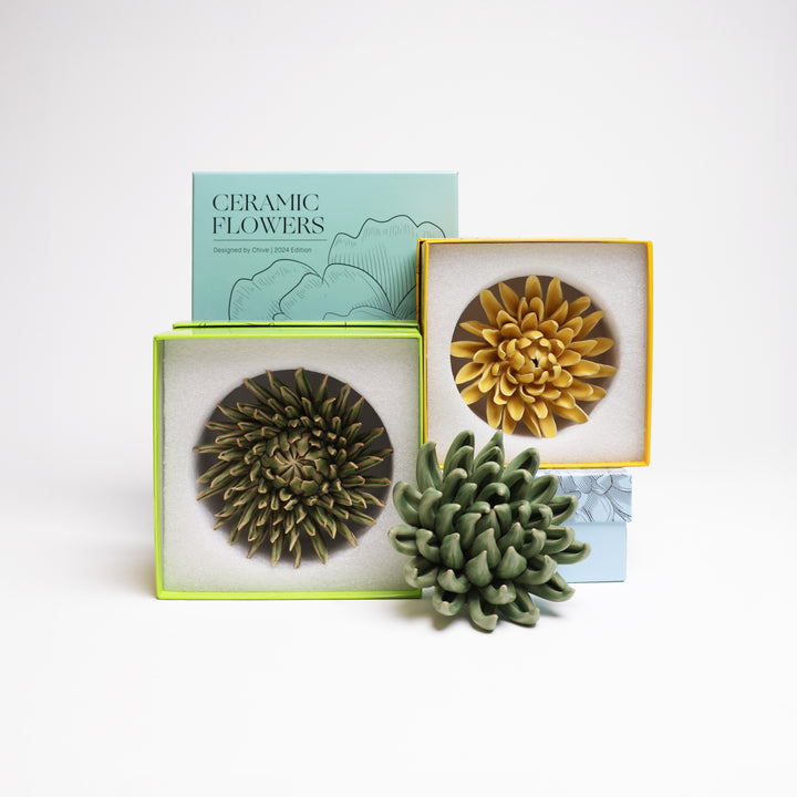 Ceramic Flower Gift Box
