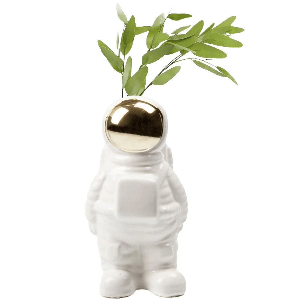 Astronaut Ceramic Unique Flower Vase - Chive UK Wholesale