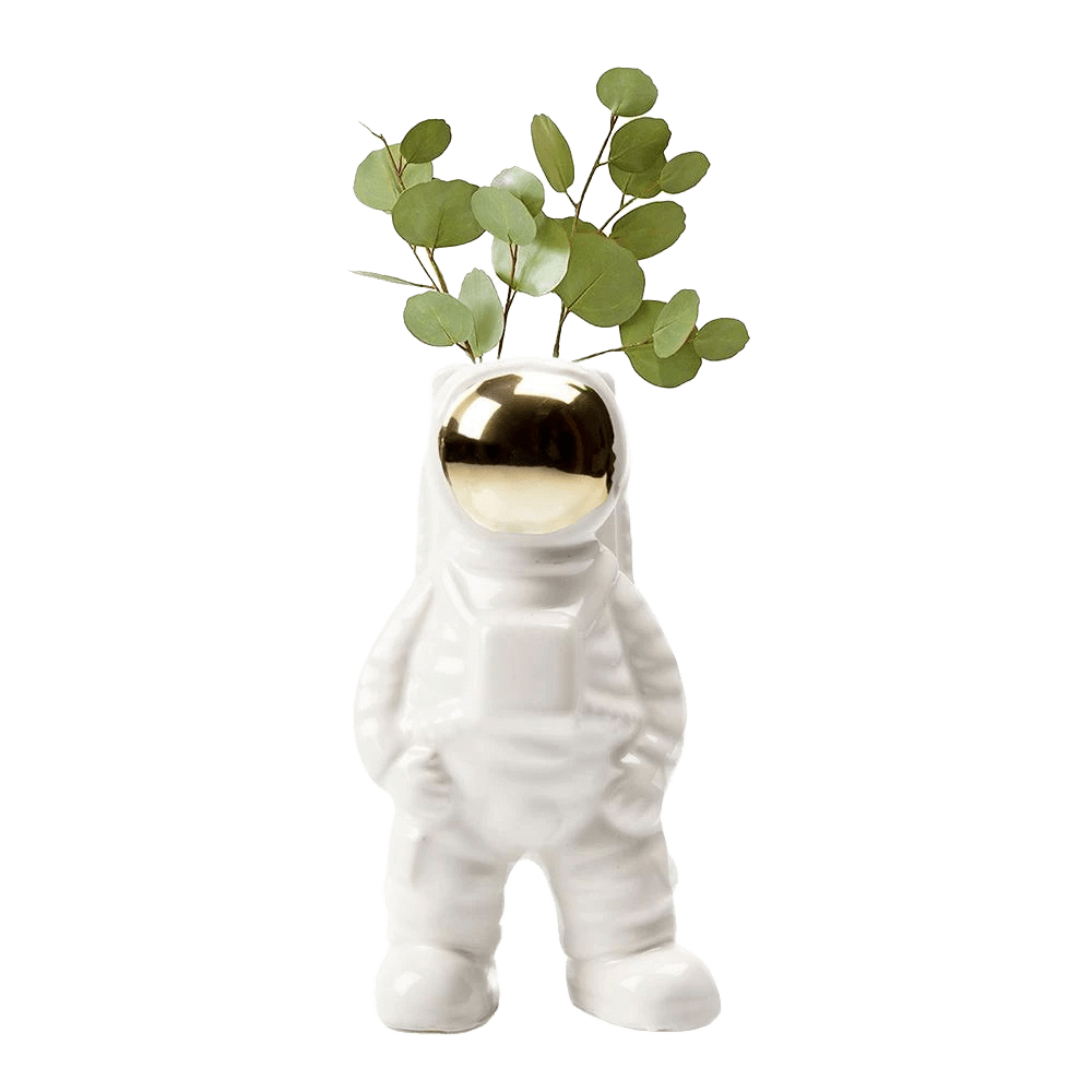 Astronaut Ceramic Unique Flower Vase - Chive UK Wholesale