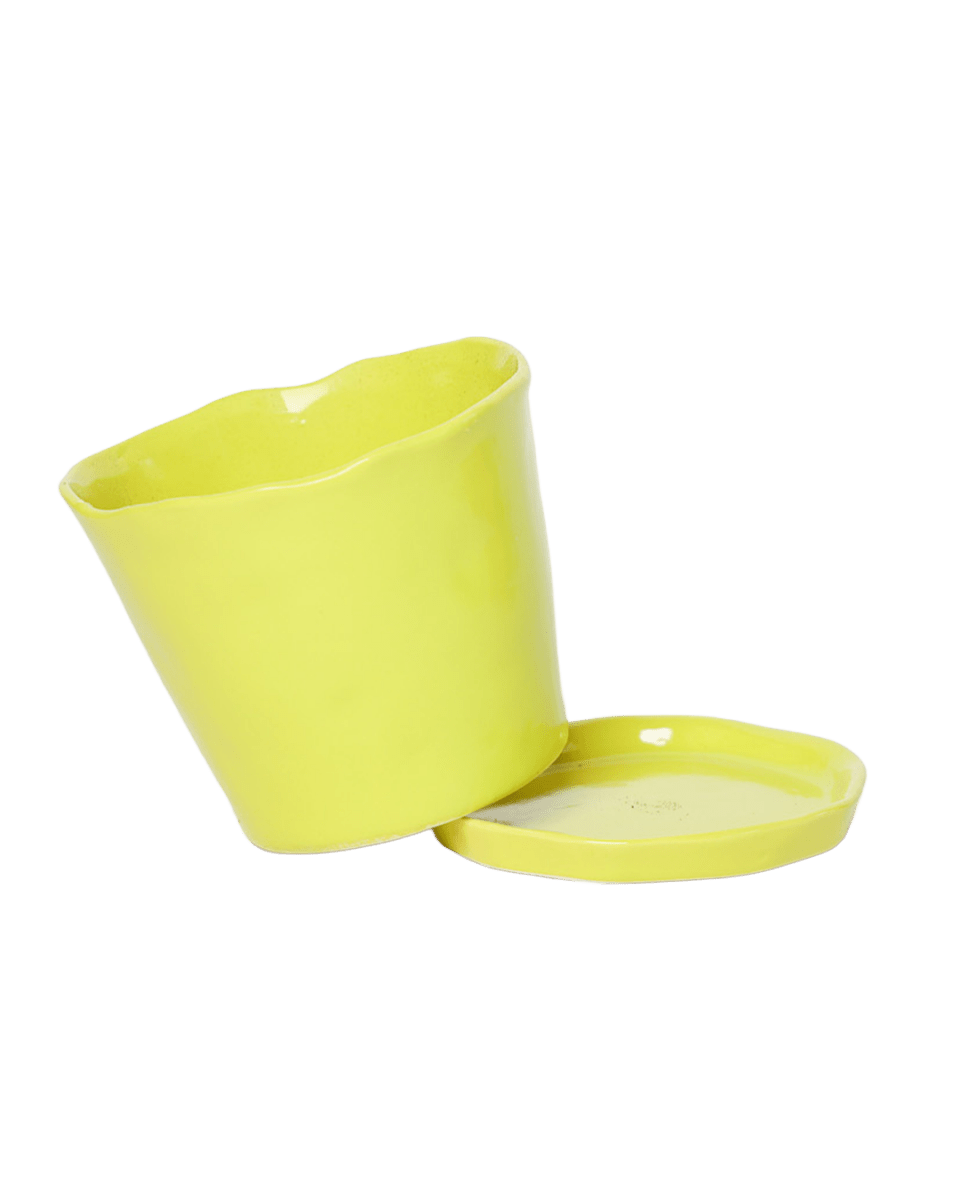 Tika Pot & Saucer | 5 inch - Chive UK Wholesale