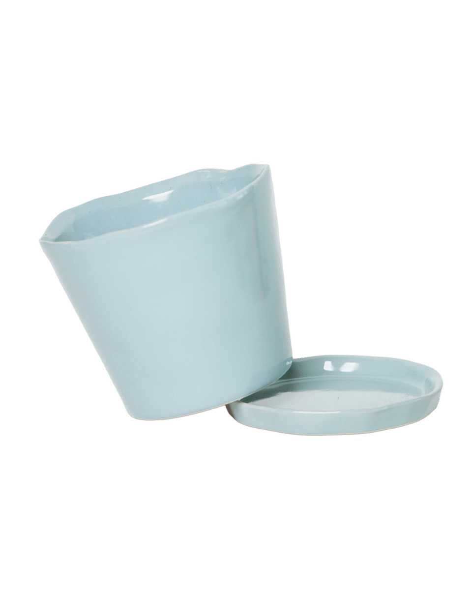Tika Pot & Saucer | 5 inch - Chive UK Wholesale