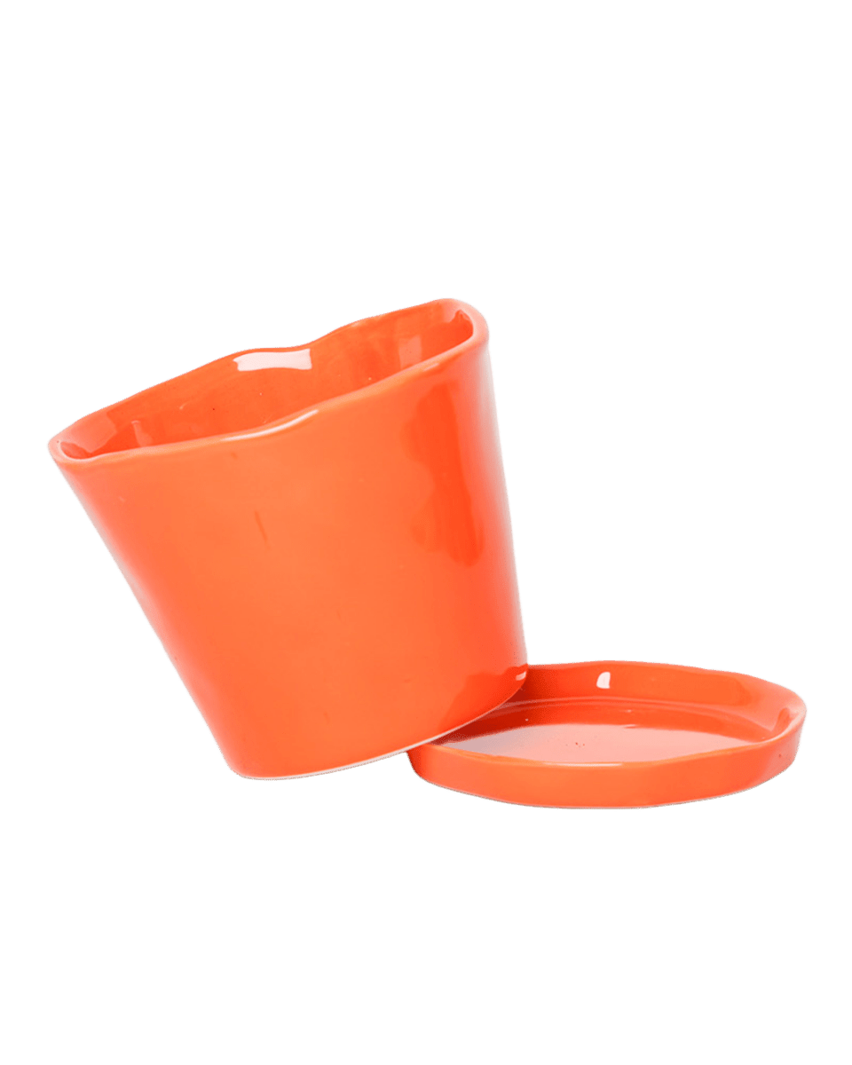 Tika Pot & Saucer | 5 inch - Chive UK Wholesale