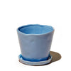 Tika Ceramic Pot & Saucer With Drainage Kits