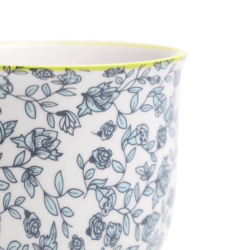 Liberte Porcelain Pot And Saucer Set With Drainage - Chive UK Wholesale