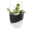 Bobbin Porcelain Modern Hanging Indoor Plant Pot - Chive UK Wholesale