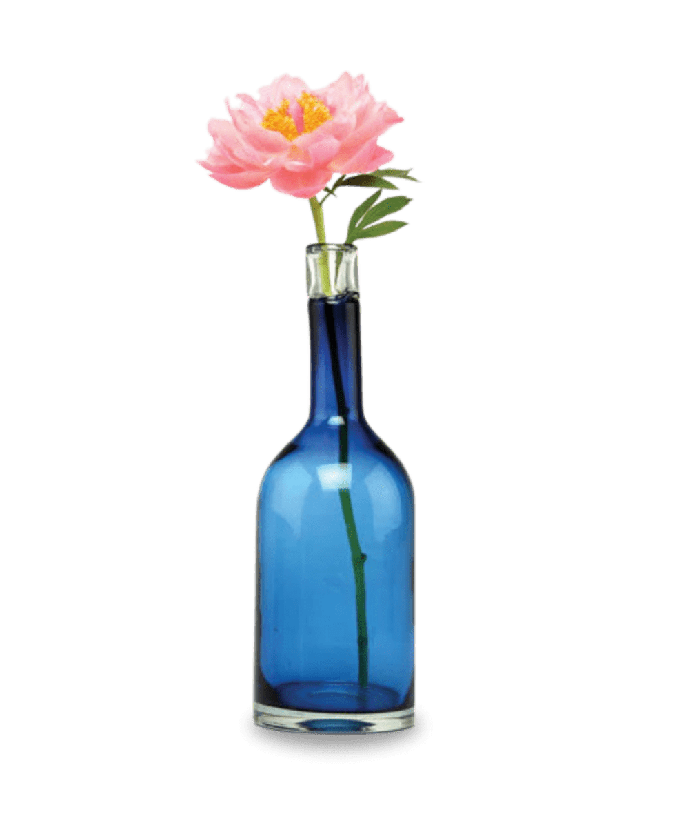 Bottle Glass Decorative Flower Vase - Chive UK Wholesale