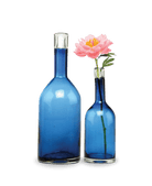 Bottle Glass Decorative Flower Vase - Chive UK Wholesale