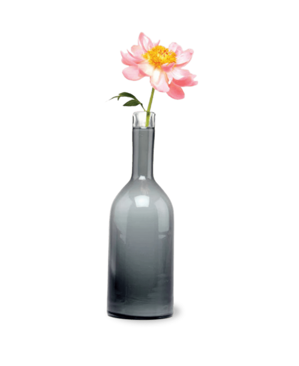 Bottle Glass Decorative Flower Vase - Chive UK Wholesale