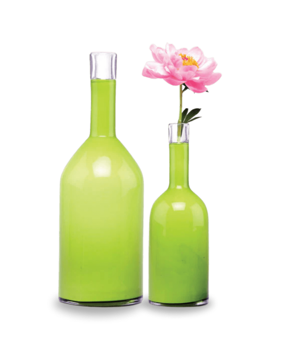 Bottle Glass Decorative Flower Vase - Chive UK Wholesale