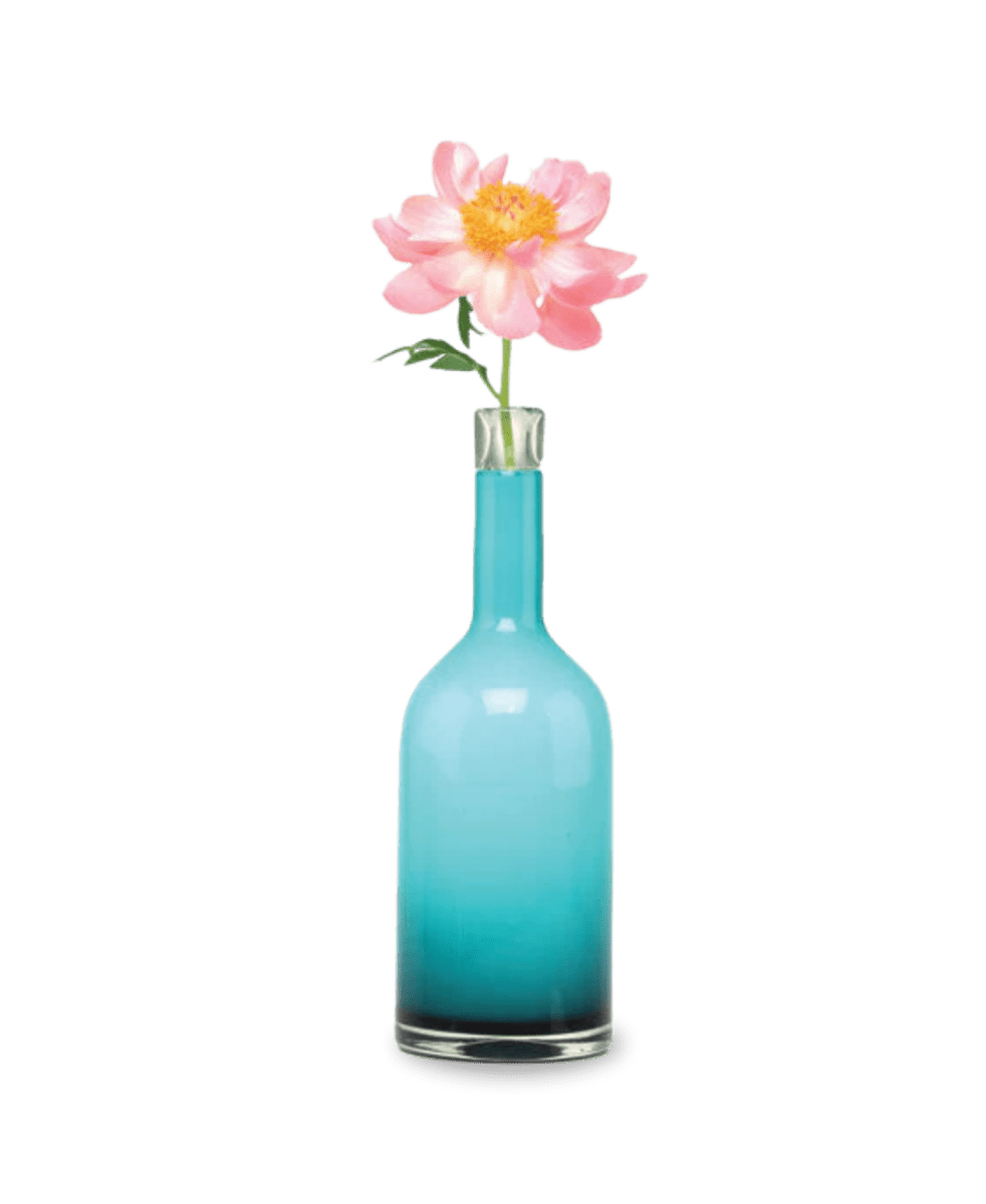 Bottle Glass Decorative Flower Vase - Chive UK Wholesale